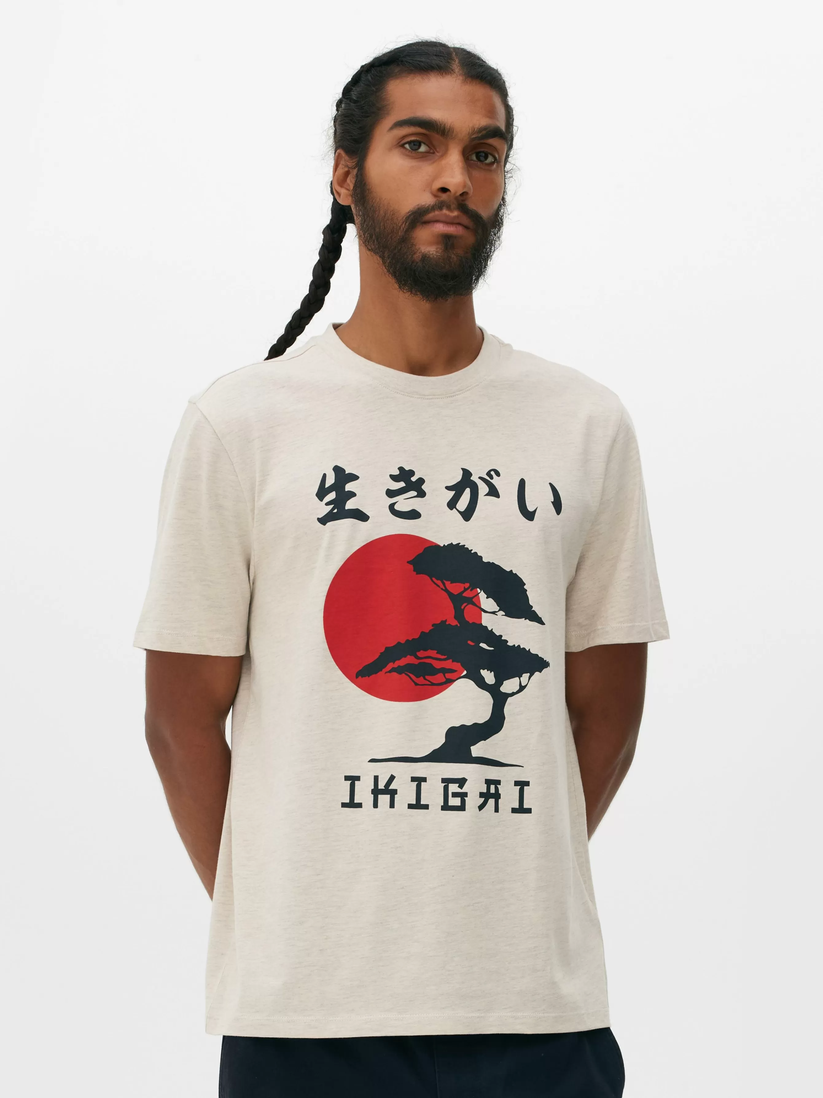 Primark T-shirt Estampado árvore Japonesa