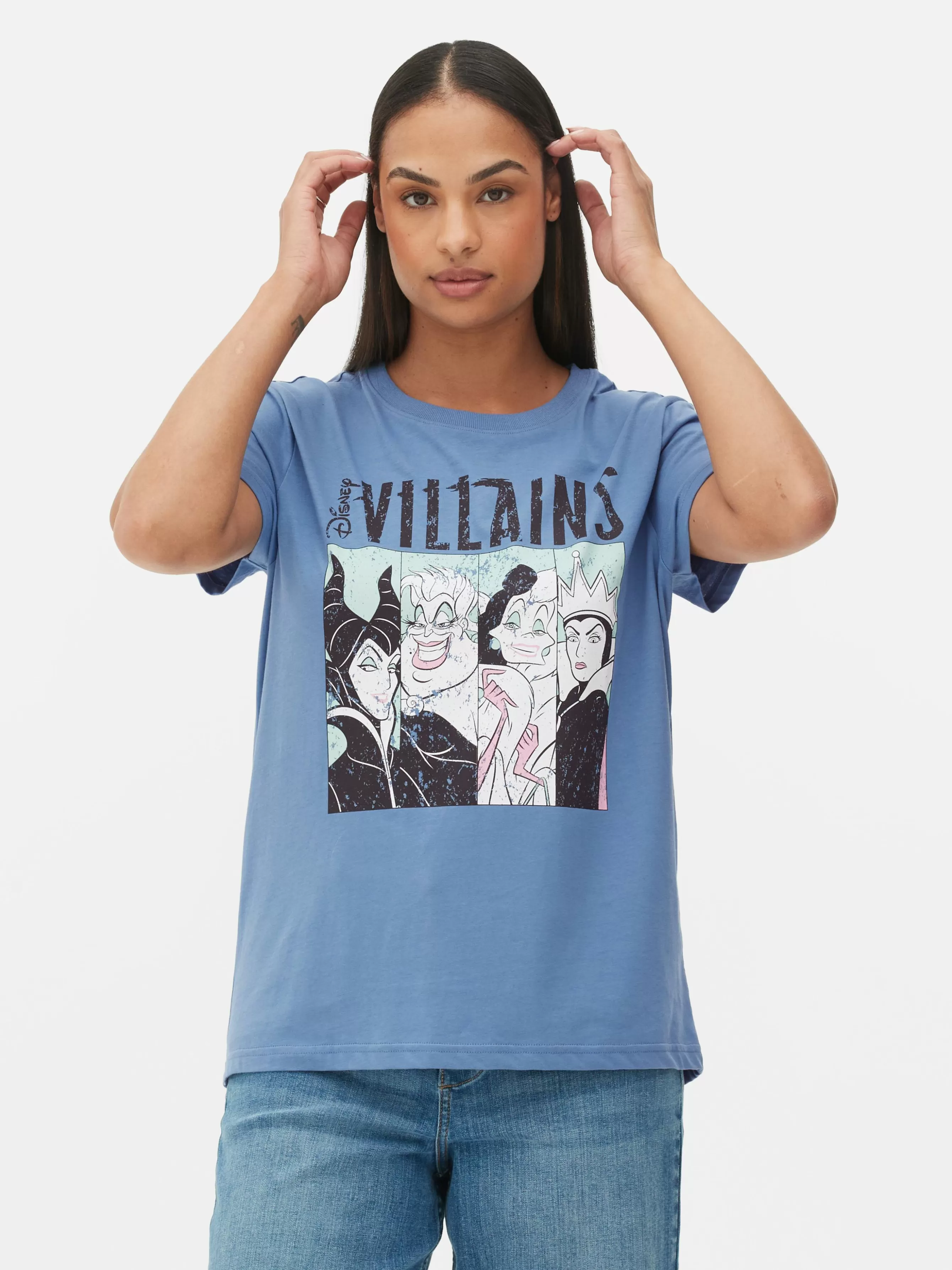 MULHER Primark T-shirt Gráfica Disney Vilões