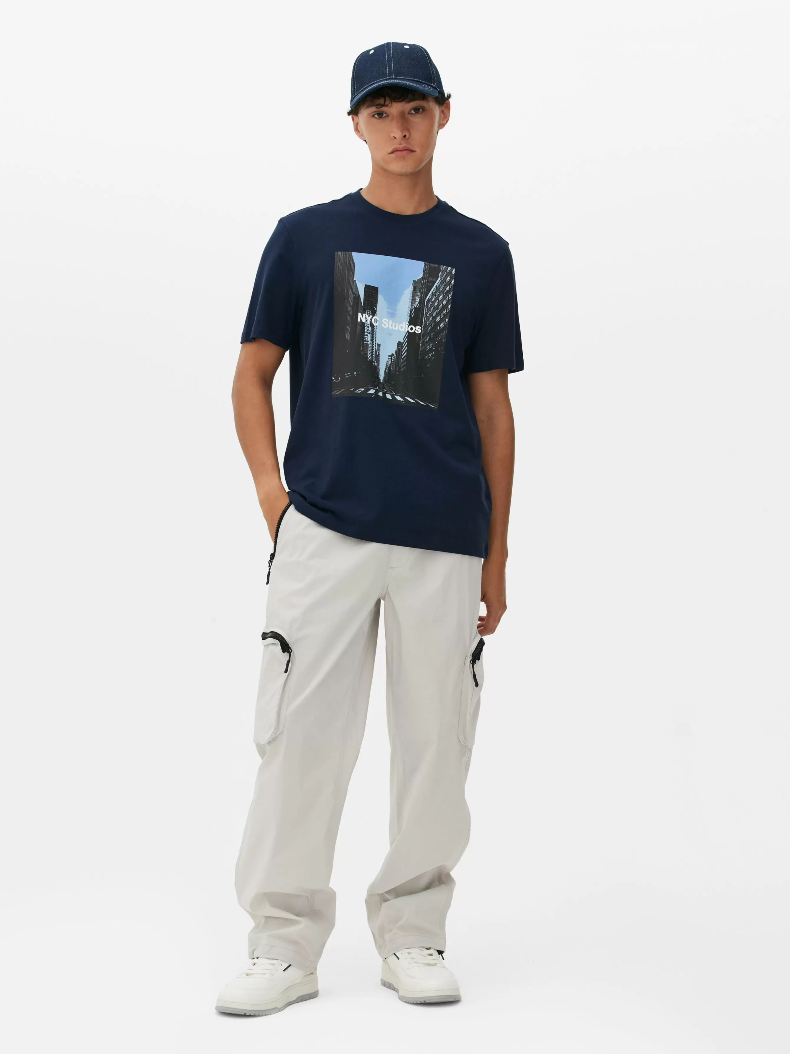 Primark T-shirt Gráfica NYC Studios