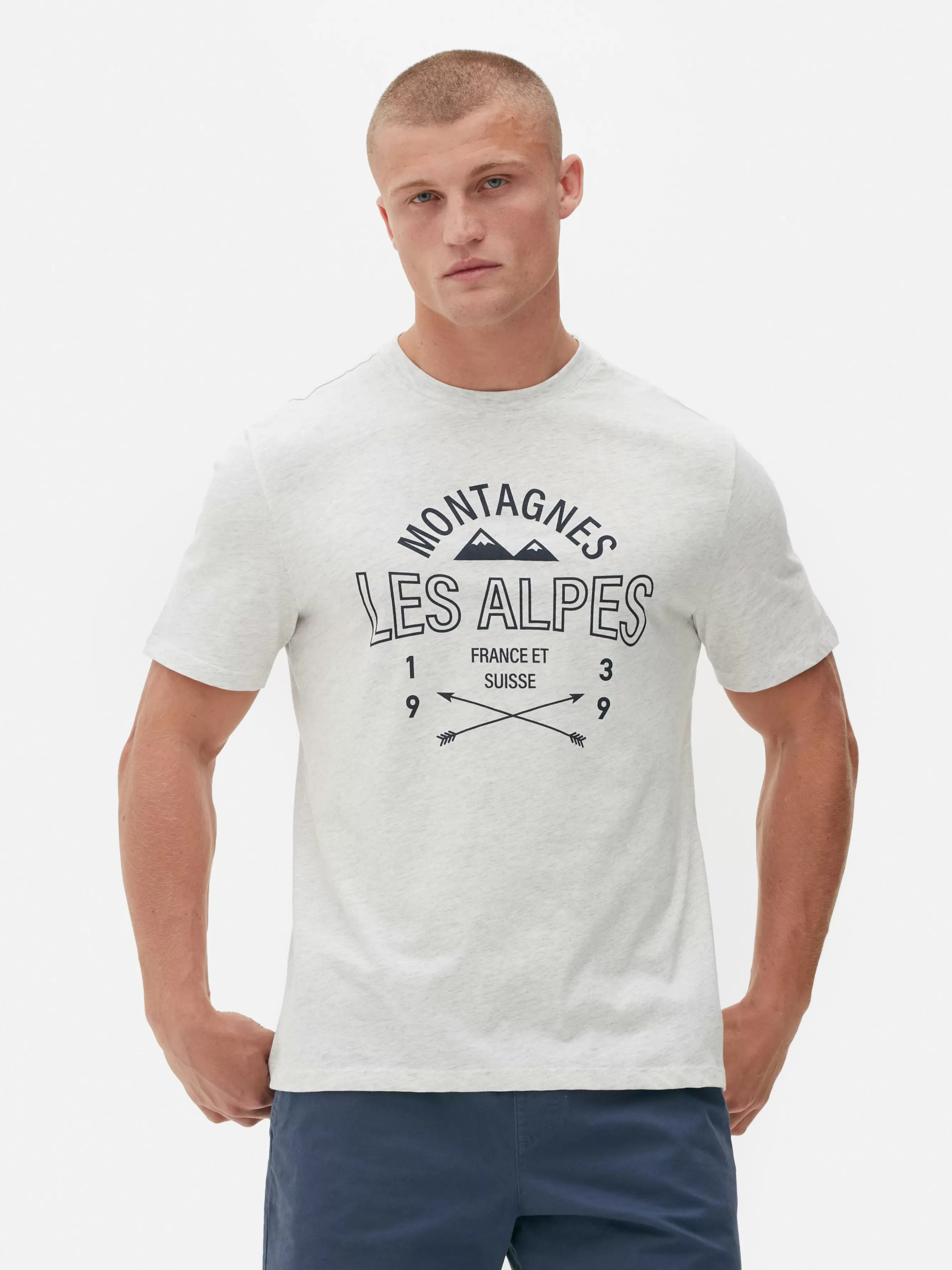 Primark T-shirt Gráfico Les Alps