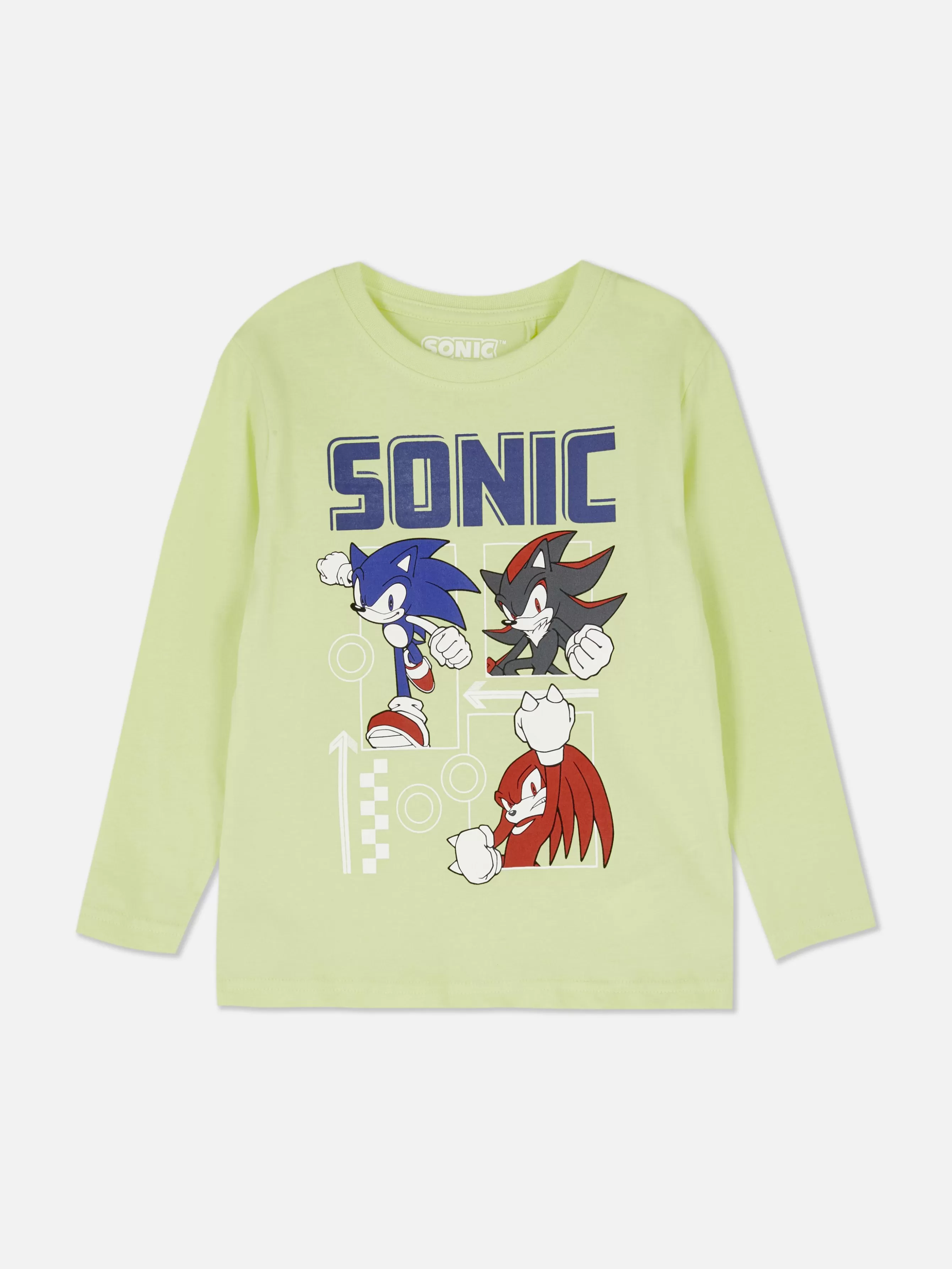 Primark T-shirt Manga Comprida Sonic The Hedgehog