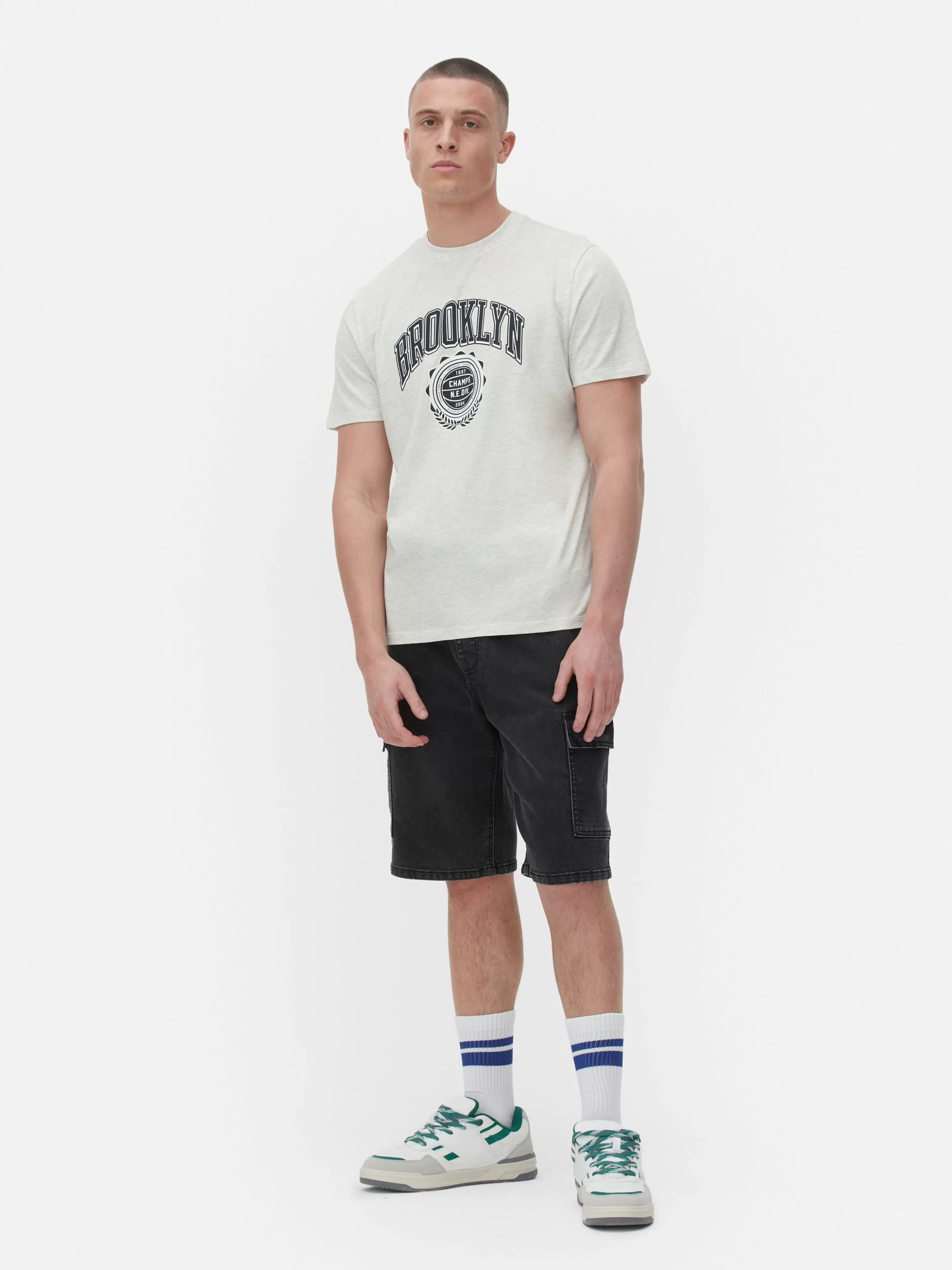 Primark T-shirt Manga Curta Brooklyn