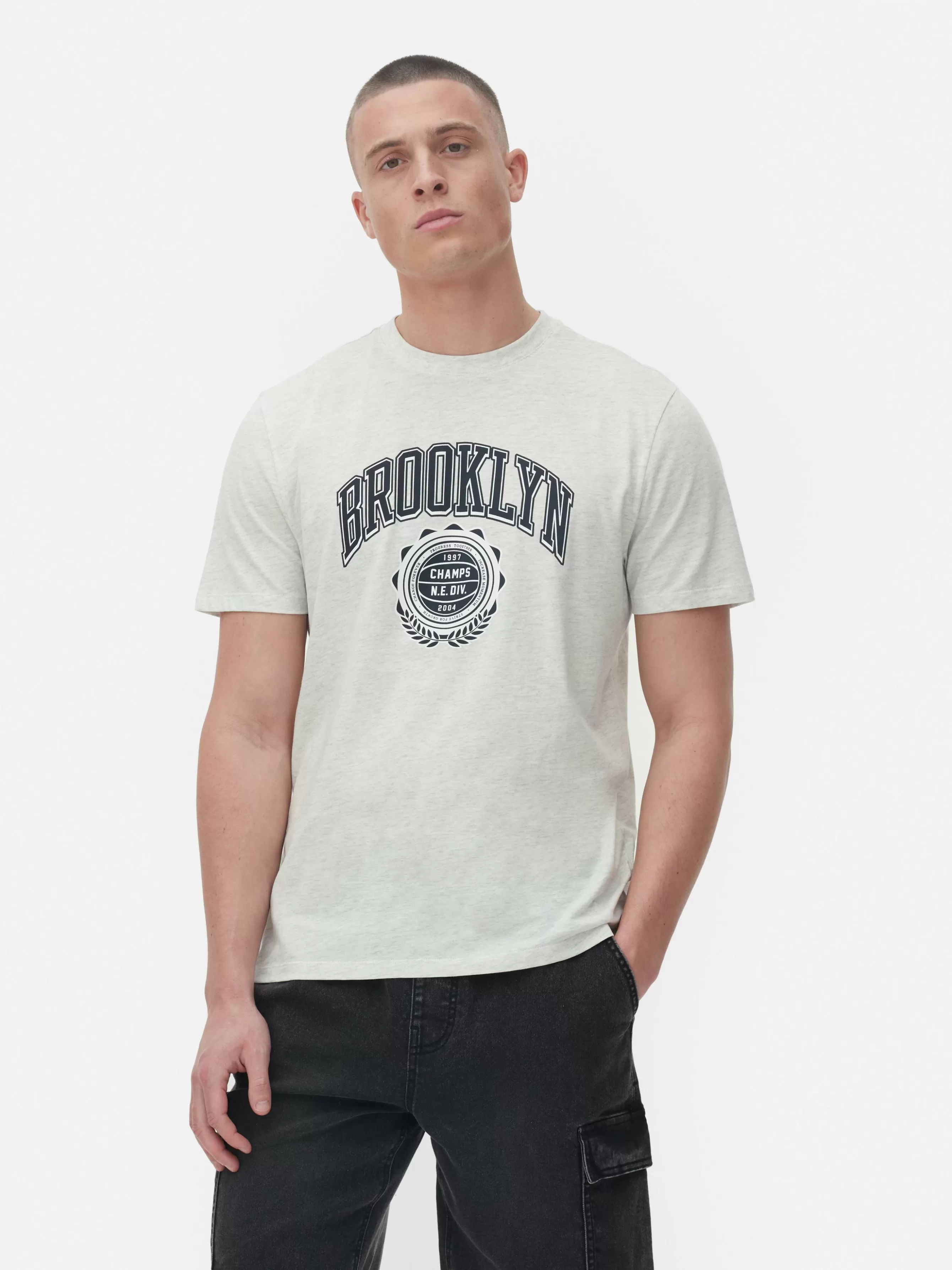 Primark T-shirt Manga Curta Brooklyn