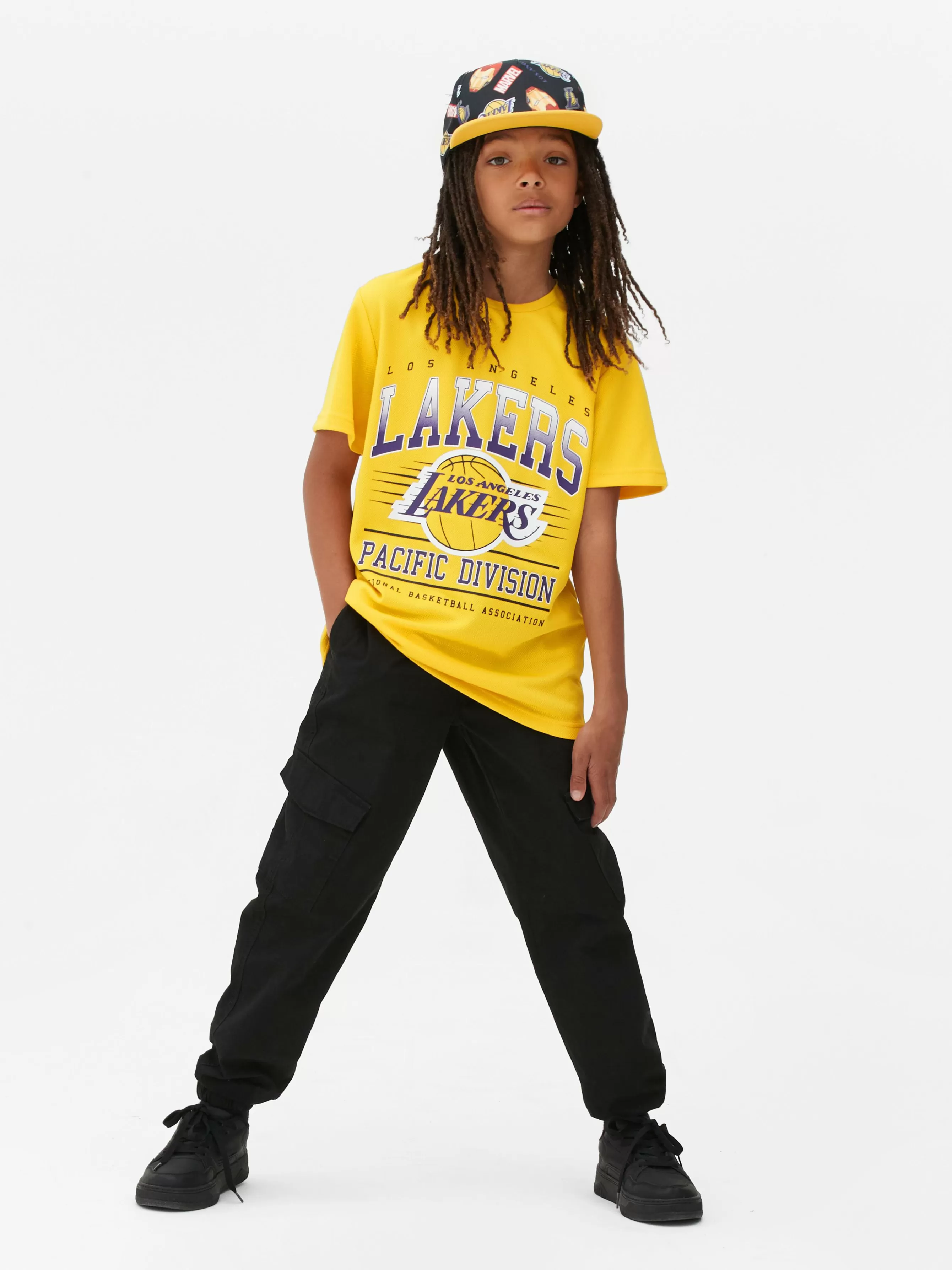 Primark T-shirt Manga Curta NBA Los Angeles Lakers