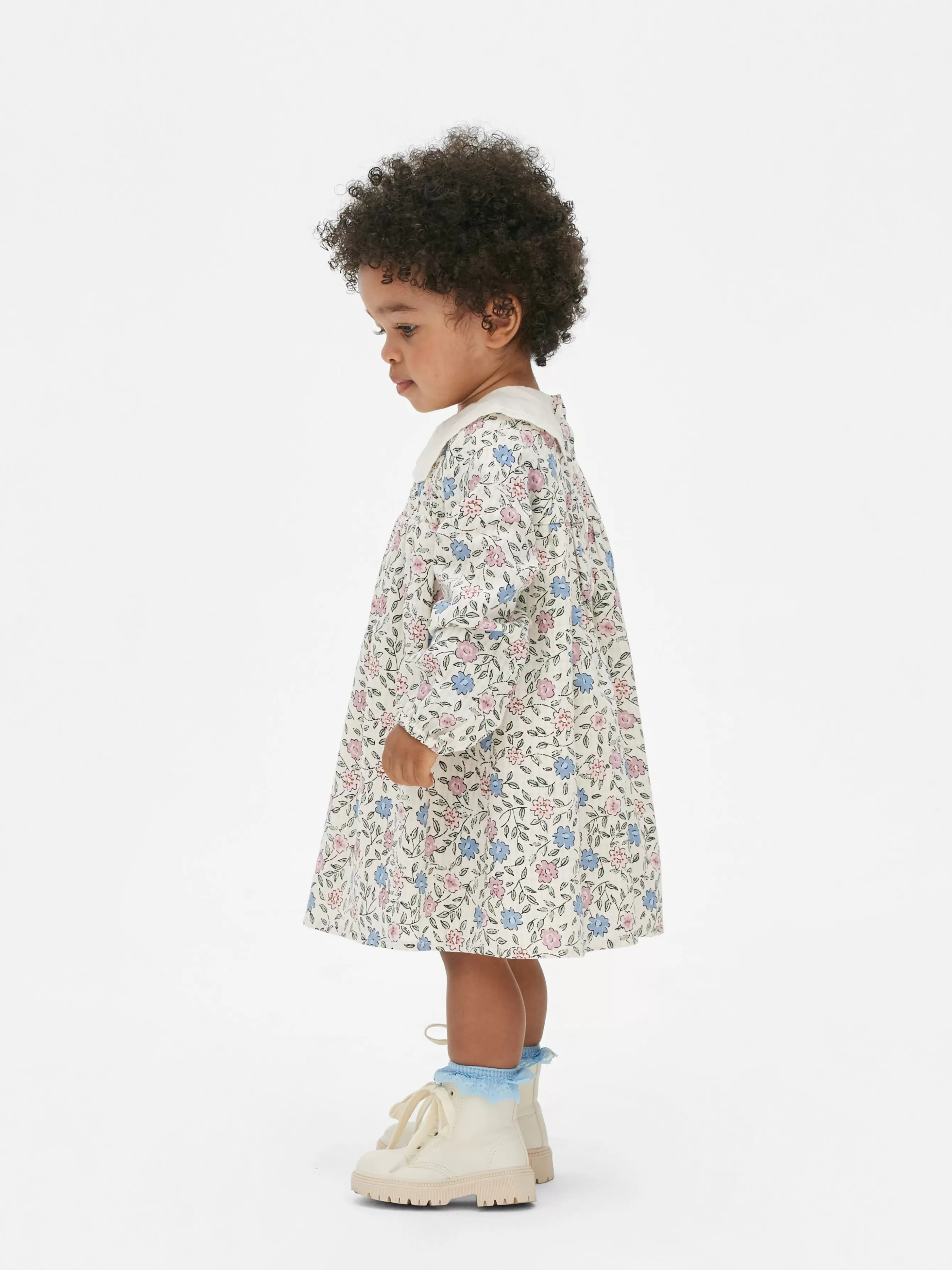 Primark Vestido Colarinho Padrão Floral