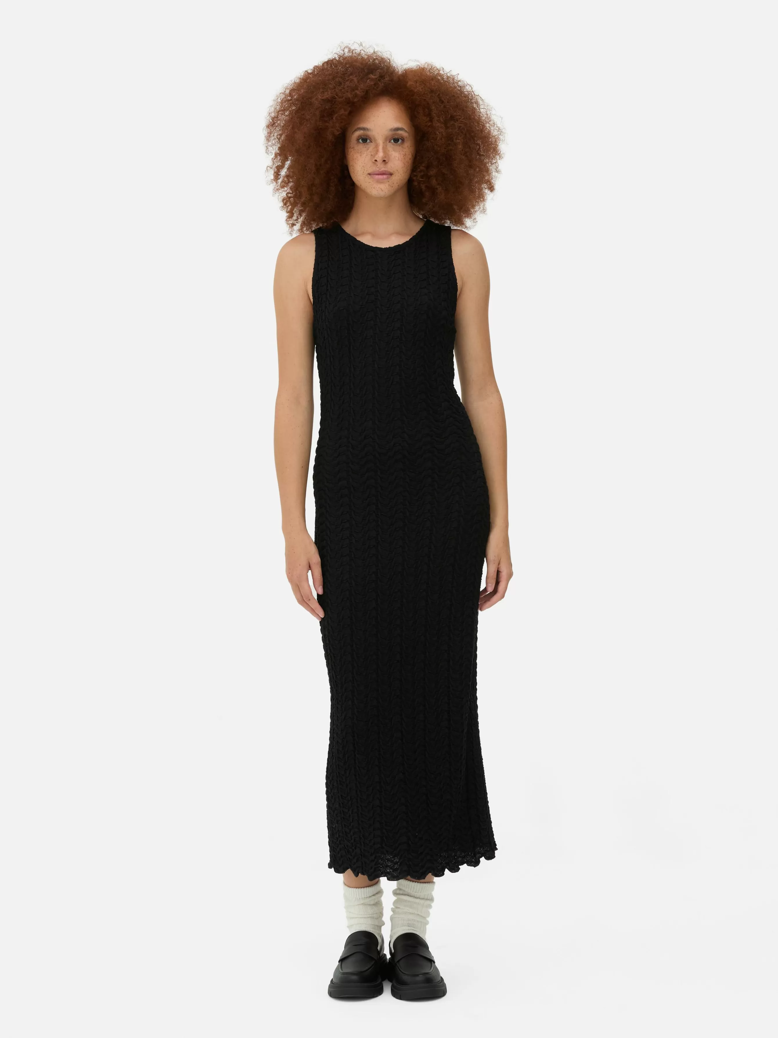 MULHER Primark Vestido Midi Desportivo Texturado