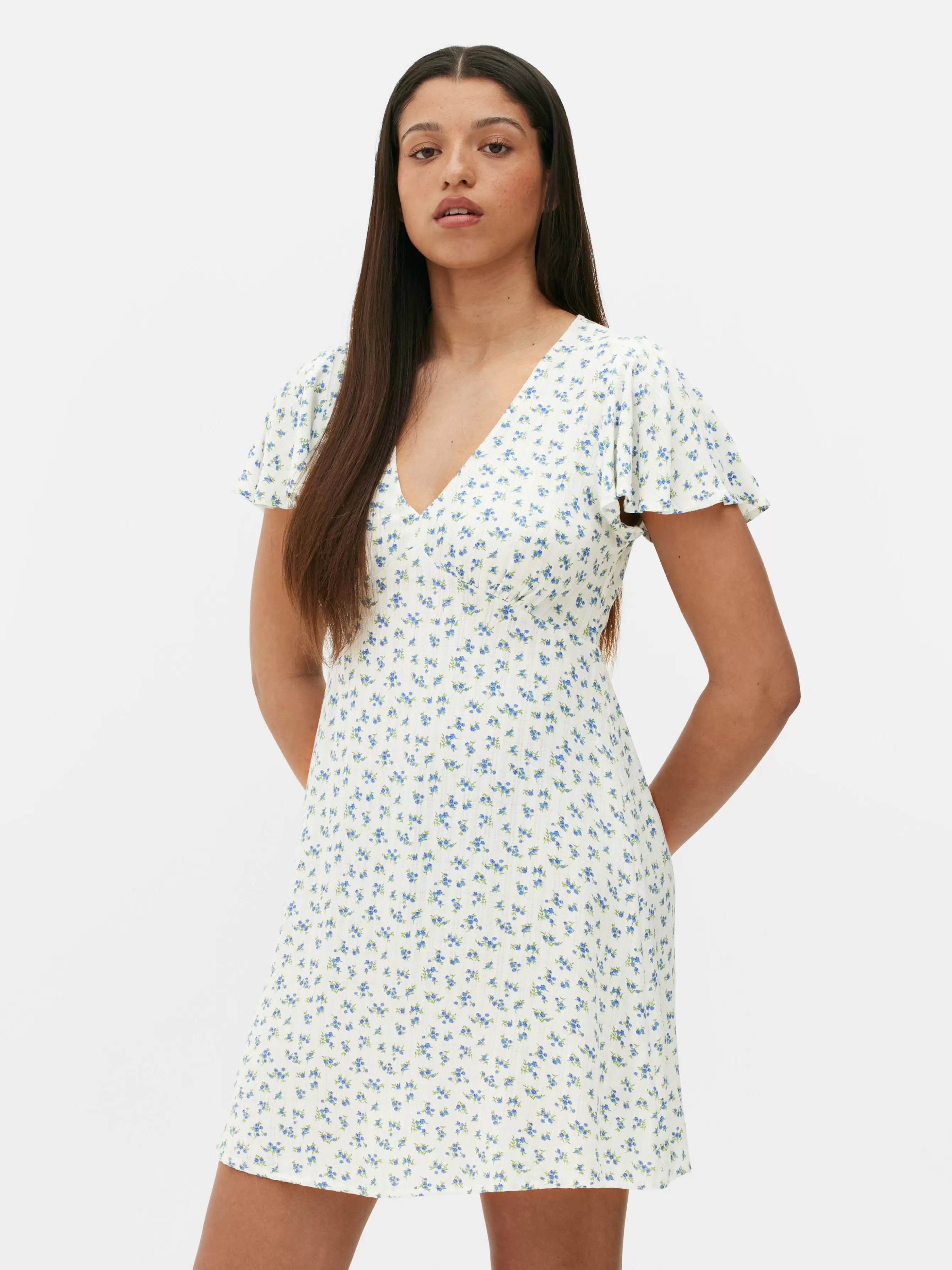 MULHER Primark Vestido Mini Manga Curta