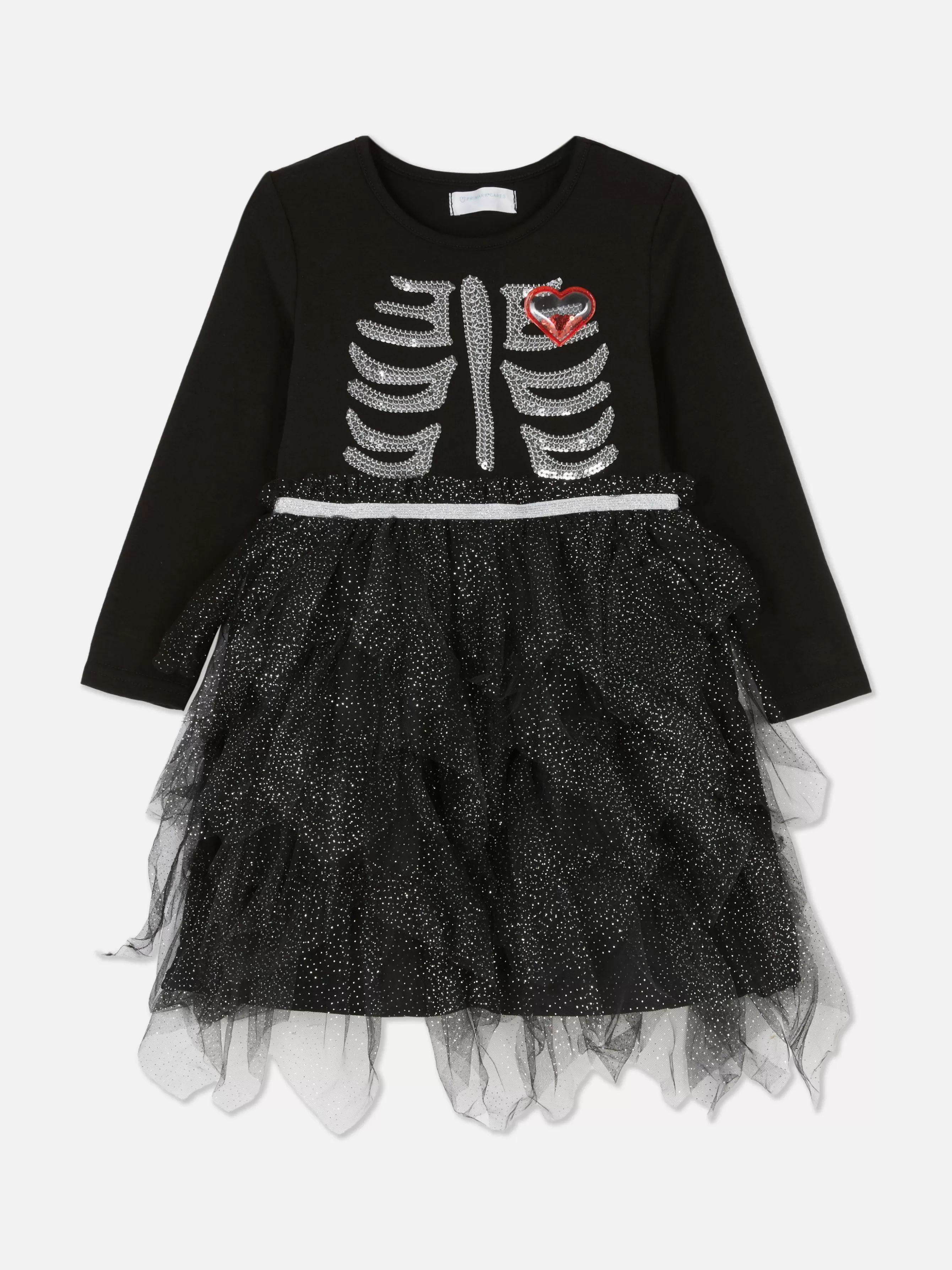 Primark Vestido Tutu Halloween Esqueleto